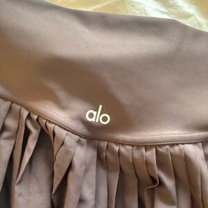 Alo Yoga Black Ruffled Skirt Size M Athleisure Rare